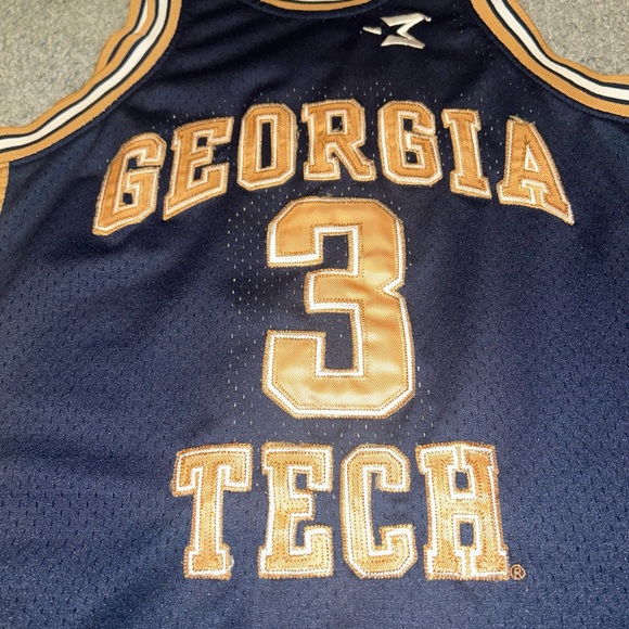 Stephon Marbury Georgia Tech College Basketball Jersey #3 Starbury S - Picture 2 of 9